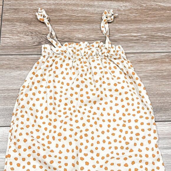 Rylee + Cru Lightweight Polka Dot Spotted Bubble Jumpsuit Size 0-3M - Picture 3 of 6